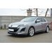 Накладка сплиттер на передний бампер на Mazda 3 BL Sport